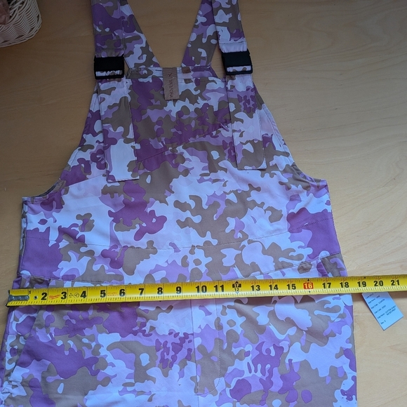 NWT ! INDYEVA VANE Short Overalls Camo Size Small Color Purple, Green And Cream - Picture 14 of 15